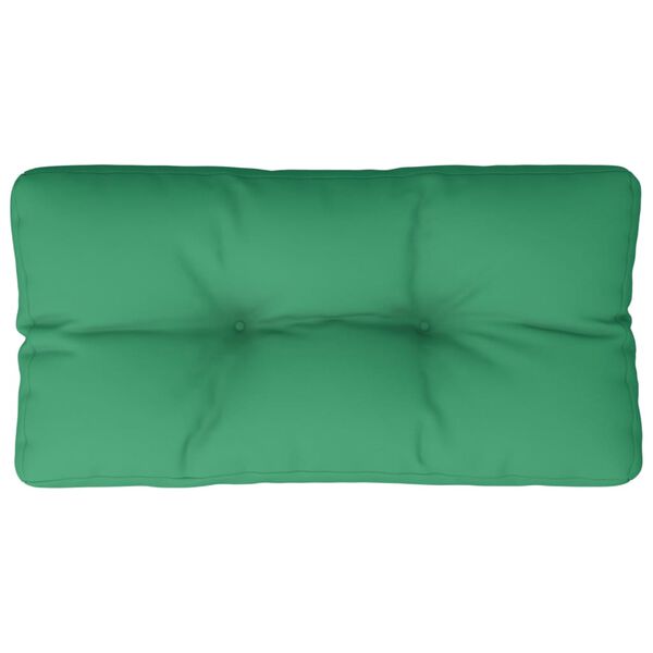 vidaXL Palettenkissen Gr&uuml;n 80x40x12 cm Stoff