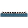 vidaXL Ottoman-Bett ohne Matratze Dunkelblau 140x200 cm Samt