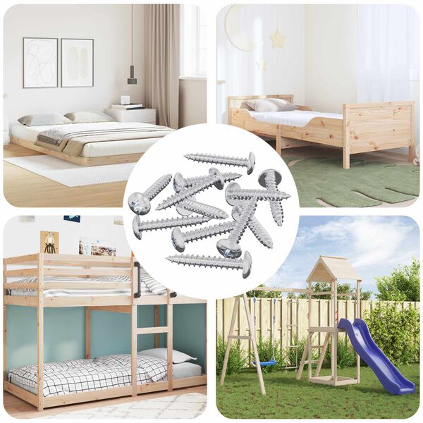 vidaXL Selbstschneidender Nagel 9231 pcs Zink-beschichtet Stahl