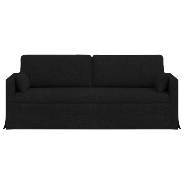 vidaXL Sofa Schwarz Gesamtabmessungen: 198 x 78 x 80 cm (B x T x H)