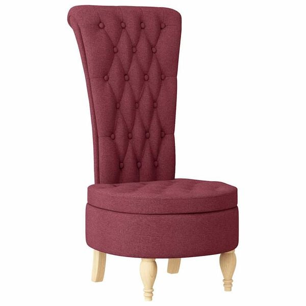 vidaXL Schlafsessel Weinrot 56,5 x 70 x 110 cm Stoff
