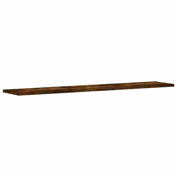 vidaXL Wandregale 4 Stk. R&auml;uchereiche 100x20x1,5 cm Holzwerkstoff