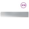 vidaXL Rasenkanten 10 Stk. 20x103 cm Verzinkter Stahl