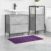 vidaXL Rutschfeste Badmatte Lila 50 x 80 cm PP