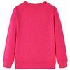 Kinder-Sweatshirt Knallrosa 92