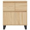 vidaXL Sideboard Sonoma-Eiche 60x35x70 cm Holzwerkstoff