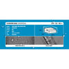 Madison Gartenauflagen-Abdeckung 125x32x50 cm Grau