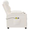 vidaXL Massagesessel mit Aufstehhilfe Creme Kunstleder