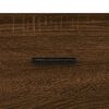 vidaXL Sideboard Braun Eichen-Optik 34,5x34x90 cm Holzwerkstoff