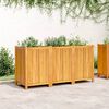 vidaXL Pflanzk&uuml;bel mit Einlage 150x50x75 cm Massivholz Akazie