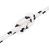 vidaXL Bootsseil Geflochten Wei&szlig; 8 mmx25 m Polyester