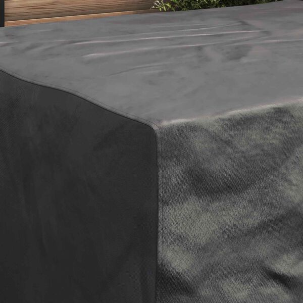 vidaXL M&ouml;belbezug Uni Schwarz 200 x 165 x 80 cm 600D