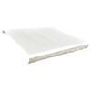 vidaXL Markisenbespannung Canvas Creme 4,5x3 m