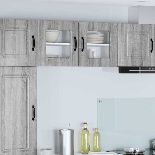 vidaXL K&uuml;chenschrank mit Speicher Kalmar Graues Sonoma 40 x 31 x 40 cm