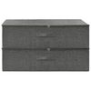 vidaXL Aufbewahrungsboxen 2 Stk. Stoff 70x40x18 cm Anthrazit
