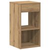 vidaXL Nachttische mit Schublade 2 Stk. Artisan-Eiche 35x34x66,5 cm