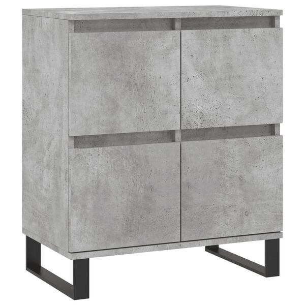 vidaXL Sideboard Betongrau 60x35x70 cm Holzwerkstoff