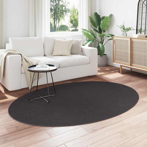 vidaXL Teppich HUARTE Anthrazit 200 x 140 cm 100 %Polyester