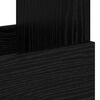 vidaXL Magazinregal Schwarz Eichen-Optik 68,5 x 30 x 45 cm