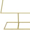 vidaXL Metall Weihnachtsbaum Gold 150 cm Pulverbeschichteter Stahl