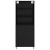 vidaXL Highboard Schwarz Eichen-Optik 69,5 x 34 x 180 cm