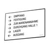 MOEDEL Info-Schild A3 Schwarz