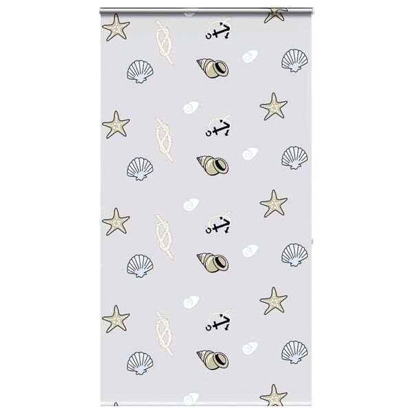 vidaXL Duschrollo mit Kassette 120x240 cm Stoffbreite 116 cm