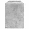 vidaXL Schallplattenschrank Beton Grau 78,5 x 35 x 45 cm Holzwerkstoff