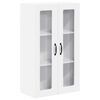 vidaXL Wandglas-Schrank PORTO Wei&szlig; 60 x 31 x 100 cm Holzwerkstoff