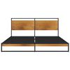 vidaXL Bettgestell Metall 160x200 cm