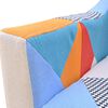 vidaXL TV-Sessel mit Patchwork-Design Stoff