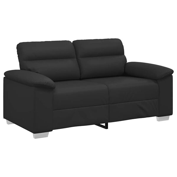 vidaXL 2-Sitzer-Sofa Schwarz 160x81x84 cm Kunstleder