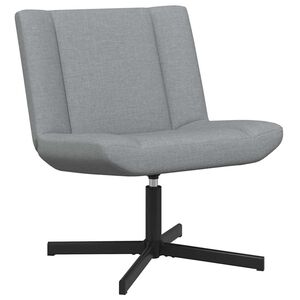 vidaXL Drehstuhl Hellgrau 63 x 75 x 76 cm Stoff