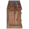 vidaXL TV-St&auml;nder Natur 110 x 30 x 40 cm Massivholz Teak