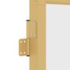 vidaXL Innent&uuml;r Schlank Golden 83x201,5 cm Hartglas und Aluminium