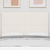 vidaXL Kopfteil Creme 144 cm Cordstoff