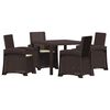 vidaXL Garten Essgruppe 5 stk. Braun und Creme PP