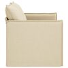 vidaXL Sofa Creme Gesamtabmessungen: 136 x 82 x 85 cm (B x T x H) Samt