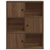 vidaXL B&uuml;cherregal Braun Eichen-Optik 60x24x76,5 cm Holzwerkstoff