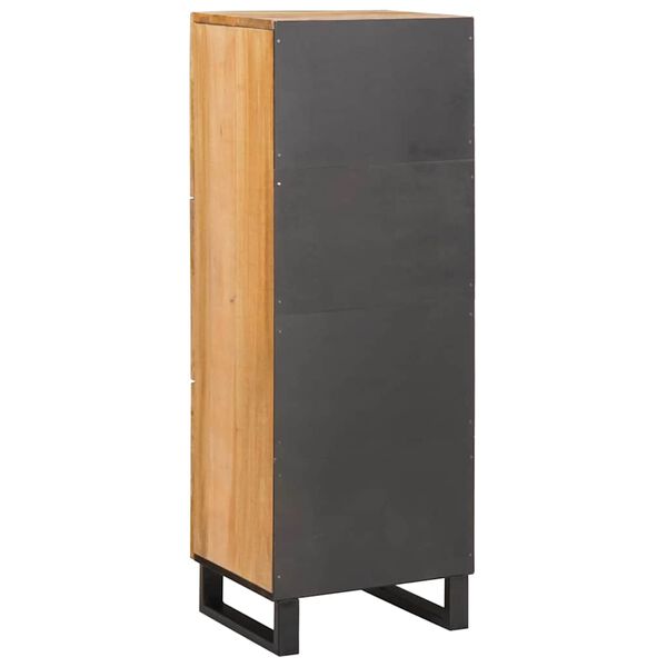 vidaXL Highboard mit Speicher Braun 40 x 33 x 110 cm Massivholz Mango