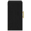 vidaXL Wandmontierter Schrank Schwarz Eichen-Optik 60 x 31 x 70 cm