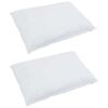 vidaXL Kopfkissen mit Kissen 2 pcs Wei&szlig; 60 x 70 cm Feder