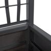 vidaXL Pflanzk&uuml;bel mit Rankgitter Dunkelgrau 80x36x140 cm PP