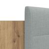 vidaXL Bettgestell mit Kopfteil Artisan-Eiche 120 x 200 cm