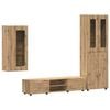 vidaXL TV-Schrankset FLORIN 3 pcs Artisan-Eiche Holzwerkstoff