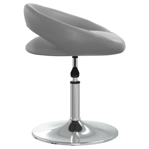 vidaXL Barhocker Grau Kunstleder