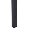 vidaXL Esszimmerstuhl 2 pcs Schwarz gewaschen 46 x 55 x 84 cm