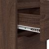 vidaXL Nachttische 2 pcs Braun Eichen-Optik 30,5 x 30 x 43 cm