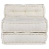 vidaXL Modulares Sofaelement Creme 70x70x54 cm Stoff