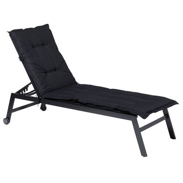 Madison Auflage f&uuml;r Sonnenliege Basic 200x60 cm Schwarz